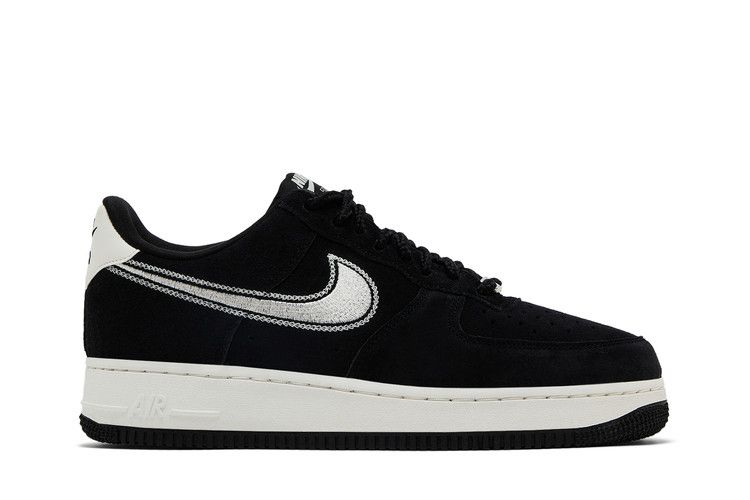 Nike Air Force 1 '07 LV8 'Embroidered Swoosh - Black Sail'