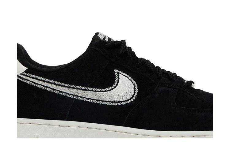 Nike Air Force 1 '07 LV8 'Embroidered Swoosh - Black Sail'