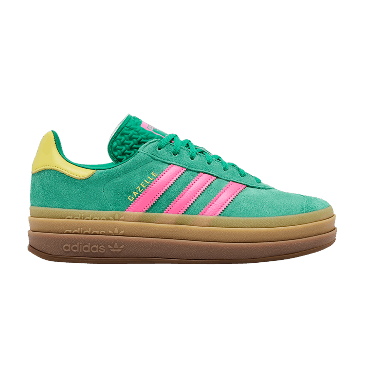 adidas Gazelle Bold 'Court Green Lucid Pink'