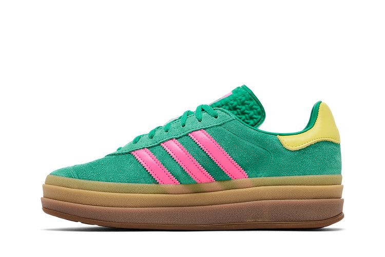adidas Gazelle Bold 'Court Green Lucid Pink'
