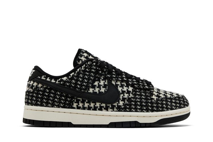 Harris Tweed x Nike Dunk Low 'Black Phantom'