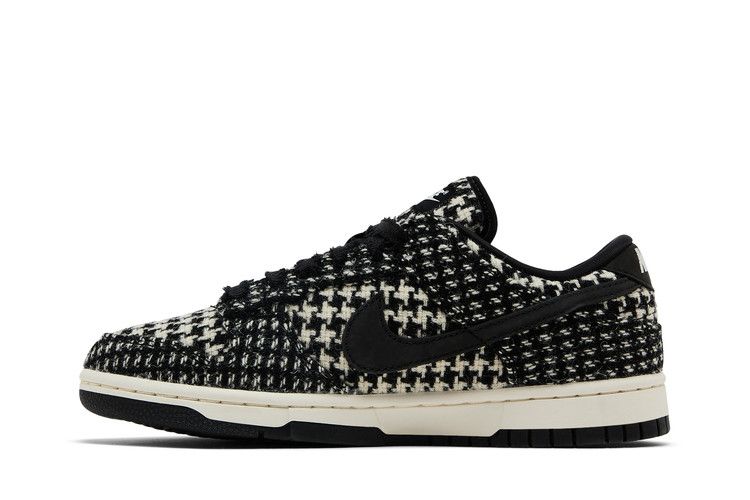 Harris Tweed x Nike Dunk Low 'Black Phantom'