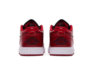 Air Jordan 1 Low 'Patent Varsity Red Black'