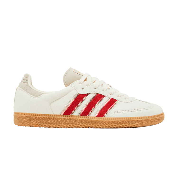 adidas Samba OG 'Pony Hair Pack - Wonder Beige Better Scarlet'