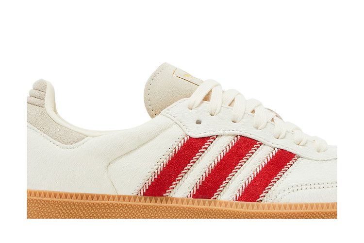 adidas Samba OG 'Pony Hair Pack - Wonder Beige Better Scarlet'