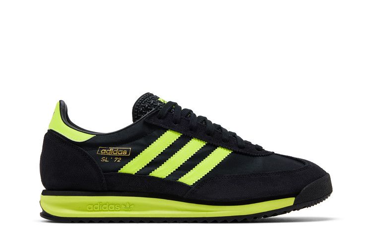 adidas SL72 RS 'Black Solar Yellow'