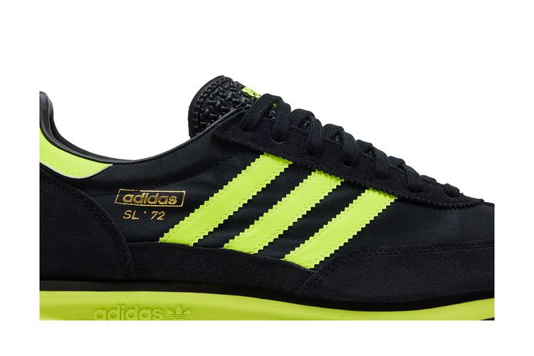 adidas SL72 RS 'Black Solar Yellow'