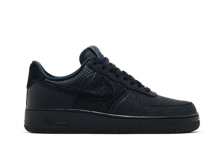 Nike Air Force 1 Low 07 LX 'Black Pony Hair Snakeskin'