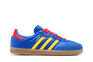 adidas Samba Licensed 'Hi-Res Blue Yellow Vivid Red'