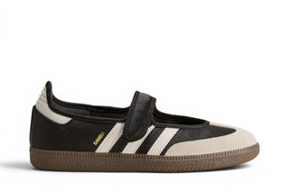 adidas Samba Jane 'Core Black Off White Gold Metallic'