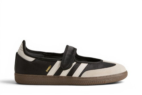 adidas Samba Jane 'Core Black Off White Gold Metallic'