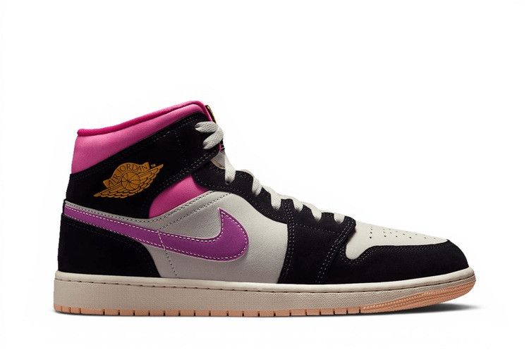 Air Jordan 1 Mid SE 'Black Sail Pinksickle'