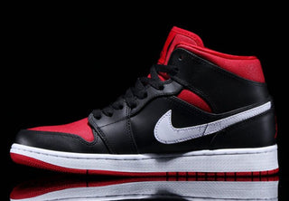 Air Jordan 1 Mid 'Black Gym Red'