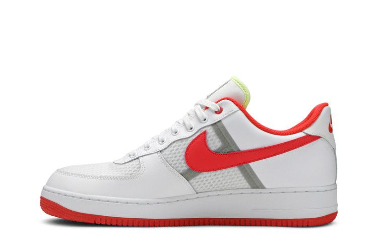 Nike Air Force 1 Low 'Transparent White Crimson'