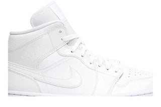Air Jordan 1 Mid 'Triple White Patent'