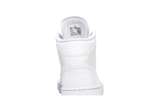 Air Jordan 1 Mid 'Triple White Patent'