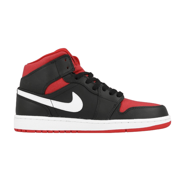 Air Jordan 1 Mid 'Black Gym Red'