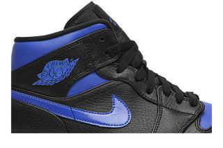 Air Jordan 1 Mid 'Black Hyper Royal'