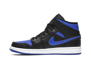 Air Jordan 1 Mid 'Black Hyper Royal'