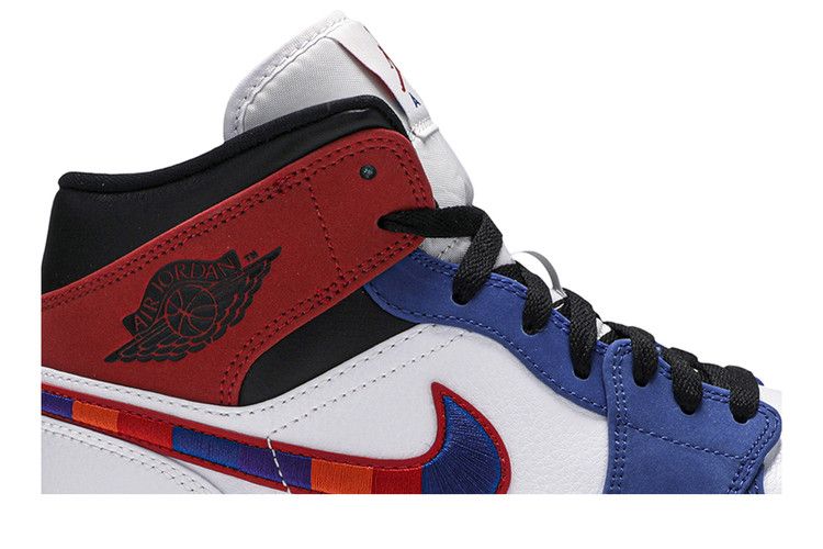 Air Jordan 1 Mid 'Multicolored Swoosh'