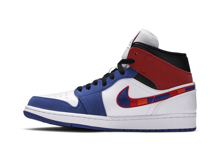 Air Jordan 1 Mid 'Multicolored Swoosh'