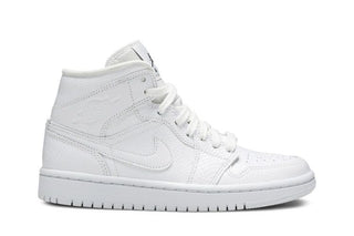 Air Jordan 1 Mid 'White Snakeskin'