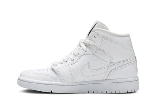 Air Jordan 1 Mid 'White Snakeskin'