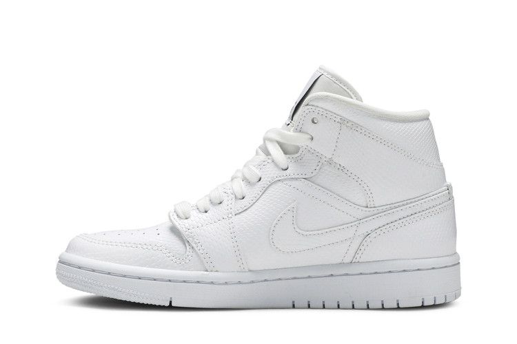 Air Jordan 1 Mid 'White Snakeskin'
