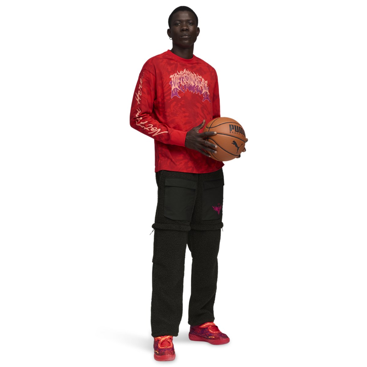 PUMA Lamelo Supernova Long Sleeve AOP Tee