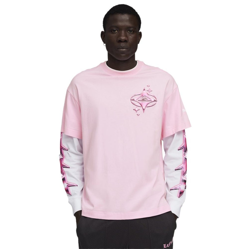 PUMA Lafrance Pink Heem Long Sleeve Tee