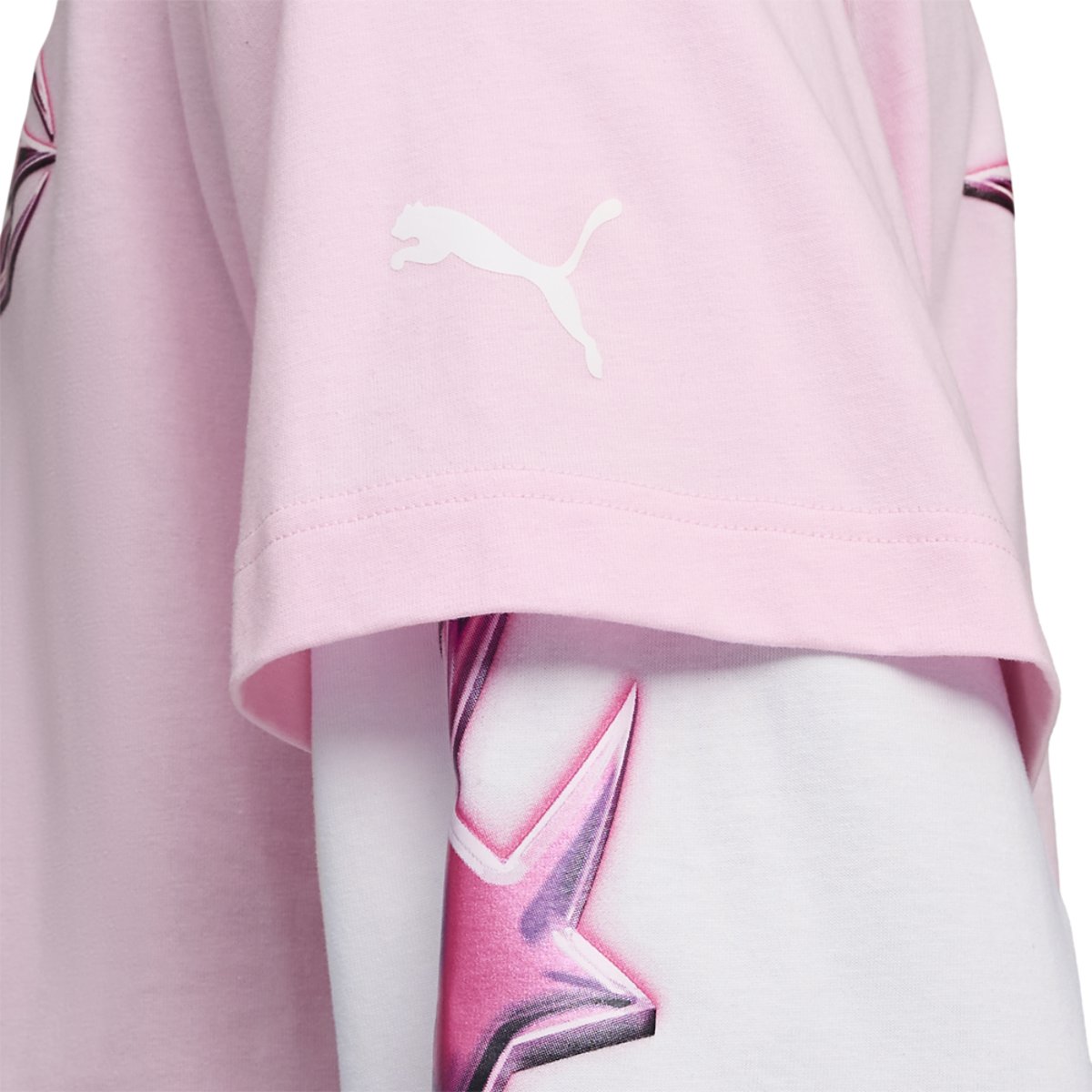 PUMA Lafrance Pink Heem Long Sleeve Tee