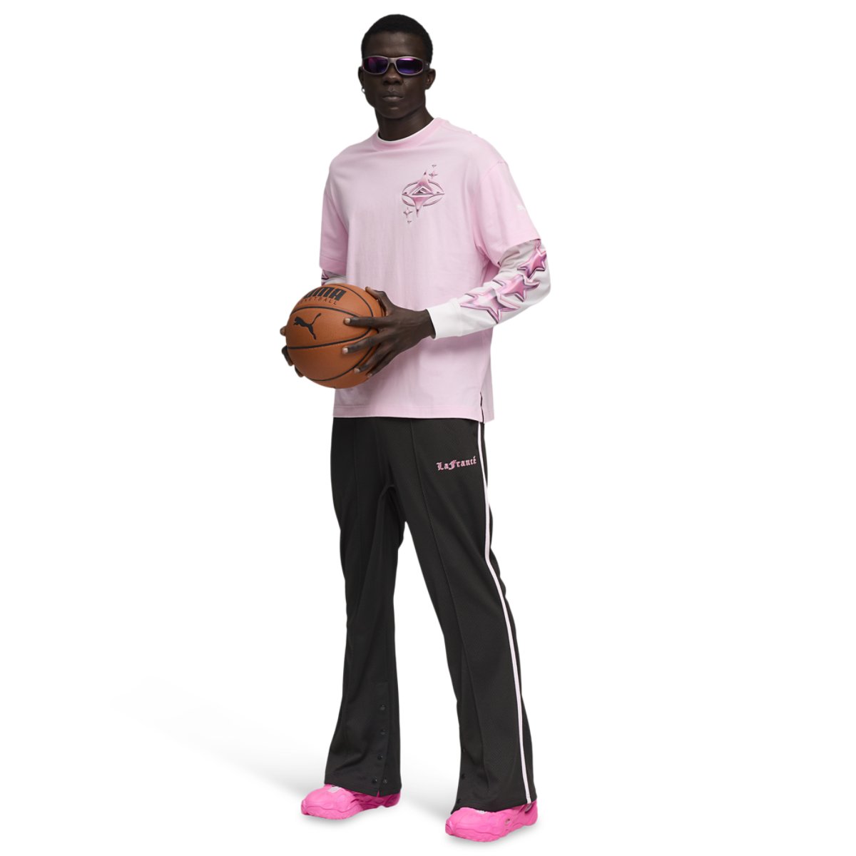 PUMA Lafrance Pink Heem Long Sleeve Tee