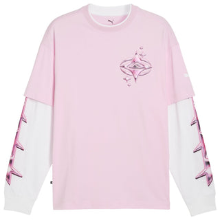 PUMA Lafrance Pink Heem Long Sleeve Tee