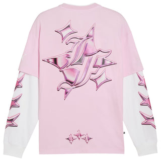 PUMA Lafrance Pink Heem Long Sleeve Tee