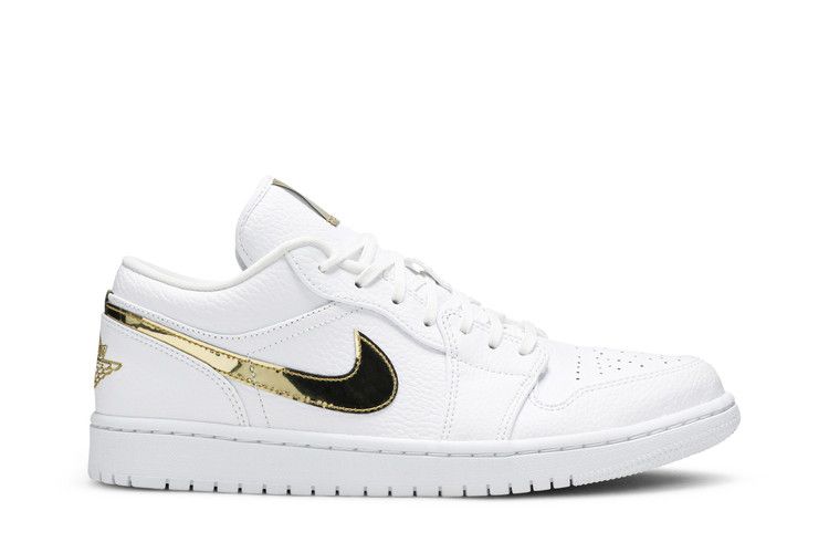 Air Jordan 1 Retro Low 'White Metallic Gold'