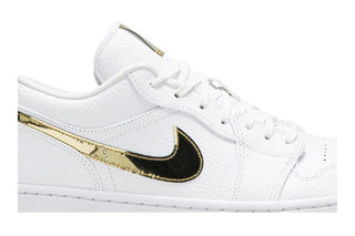 Air Jordan 1 Retro Low 'White Metallic Gold'