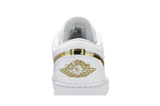 Air Jordan 1 Retro Low 'White Metallic Gold'