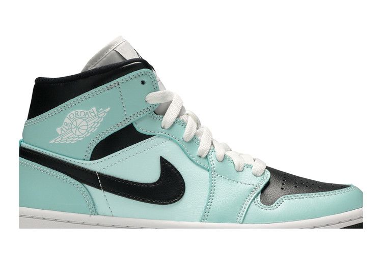 Air Jordan 1 Mid 'Aqua Black'