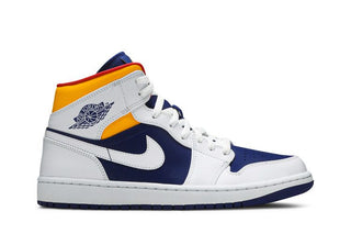 Air Jordan 1 Mid 'White Deep Royal Blue'