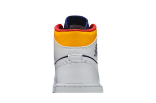Air Jordan 1 Mid 'White Deep Royal Blue'