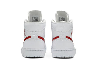 Air Jordan 1 Mid 'White University Red'