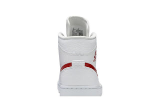 Air Jordan 1 Mid 'White University Red'