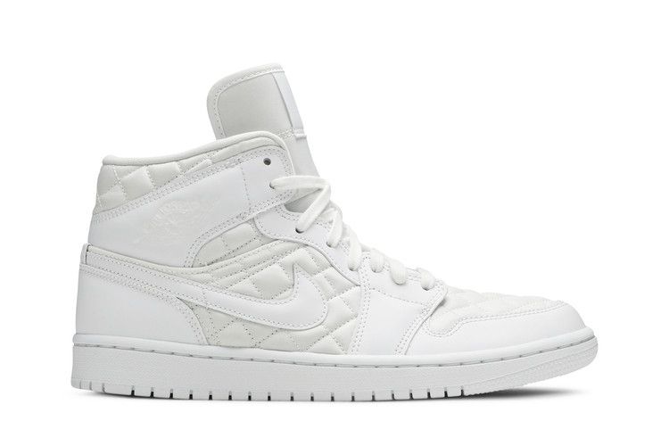 Air Jordan 1 Mid SE 'White Quilted'