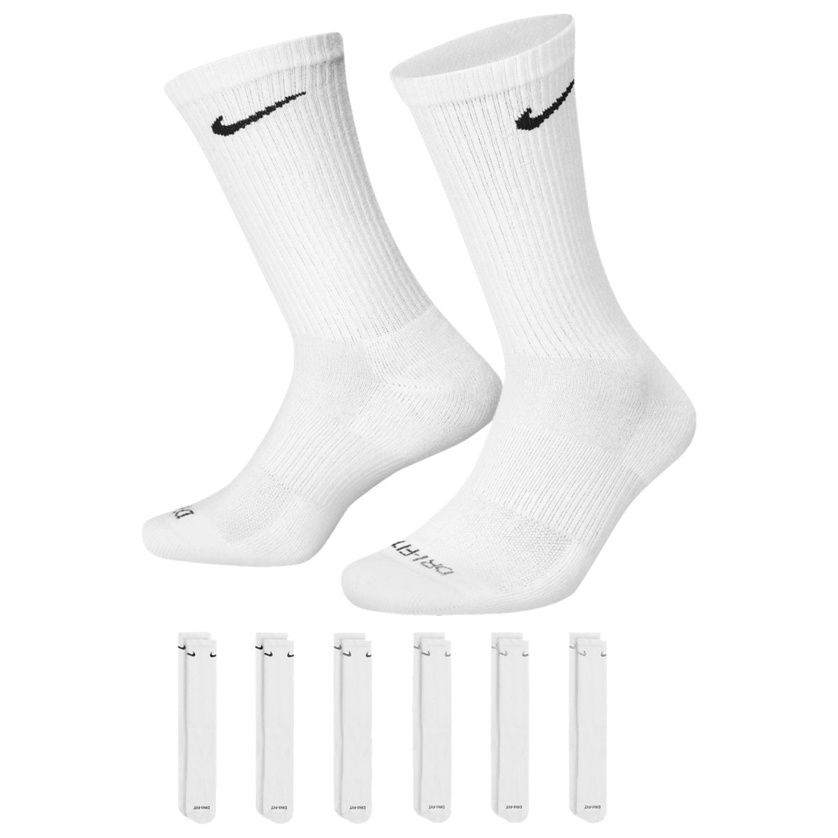 Nike 6 Pack Everyday Plus Cushioned Socks