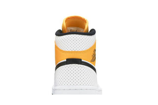 Air Jordan 1 Mid 'Perforated - White University Gold'