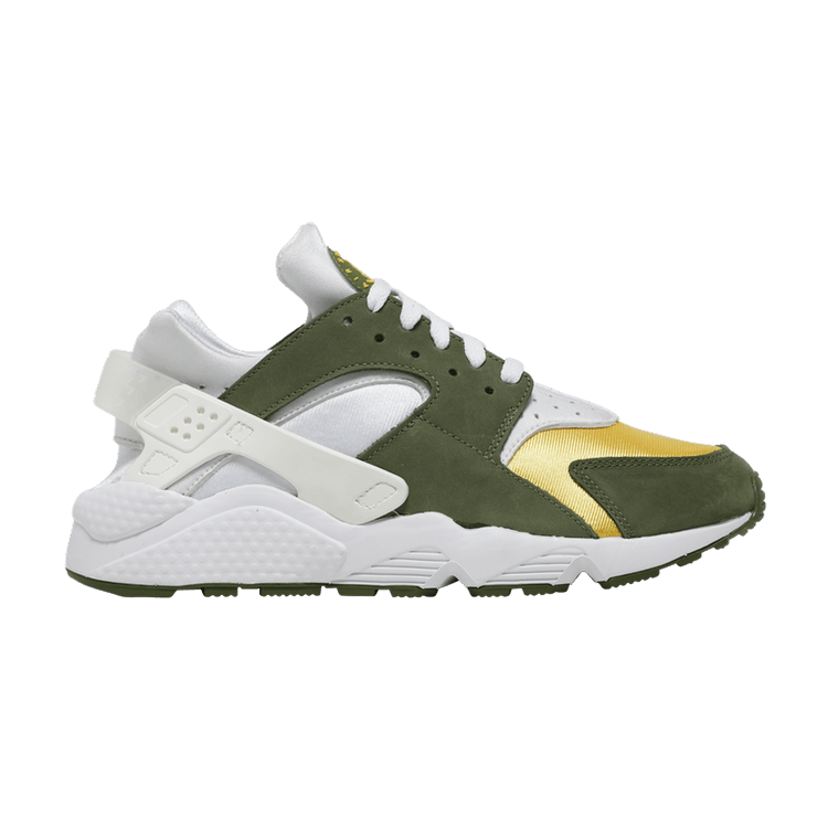Stussy x Nike Air Huarache LE 'Dark Olive' 2021