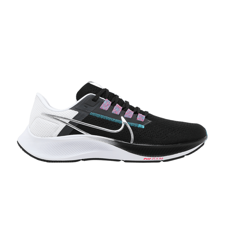 Nike Air Zoom Pegasus 38 'Black Metallic Silver'