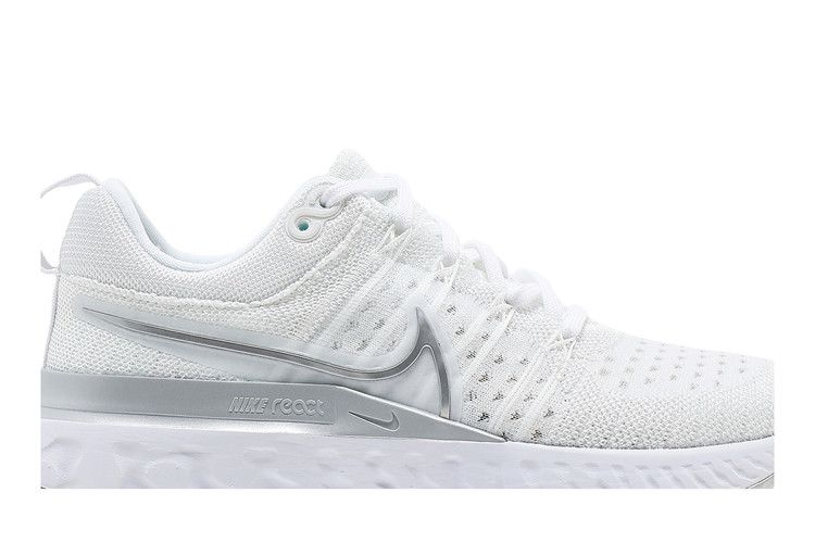 Nike React Infinity Run Flyknit 2 'White Metallic Silver'