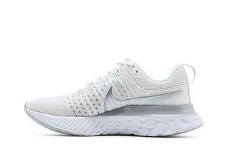 Nike React Infinity Run Flyknit 2 'White Metallic Silver'