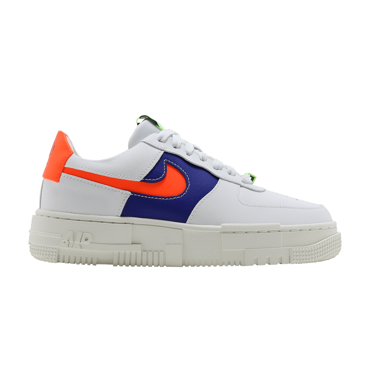 Nike Air Force 1 Pixel 'White Concord Crimson'
